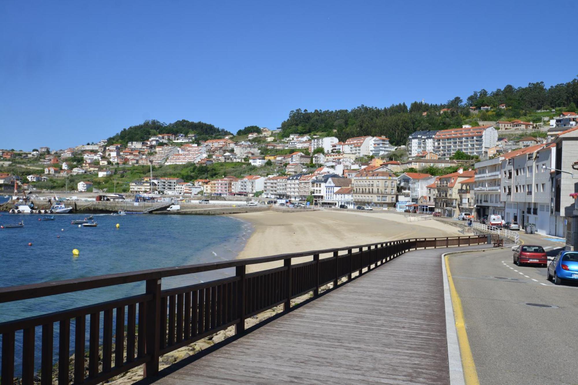 Coqueto Apartamento En Raxo, Sanxenxo Bagian luar foto