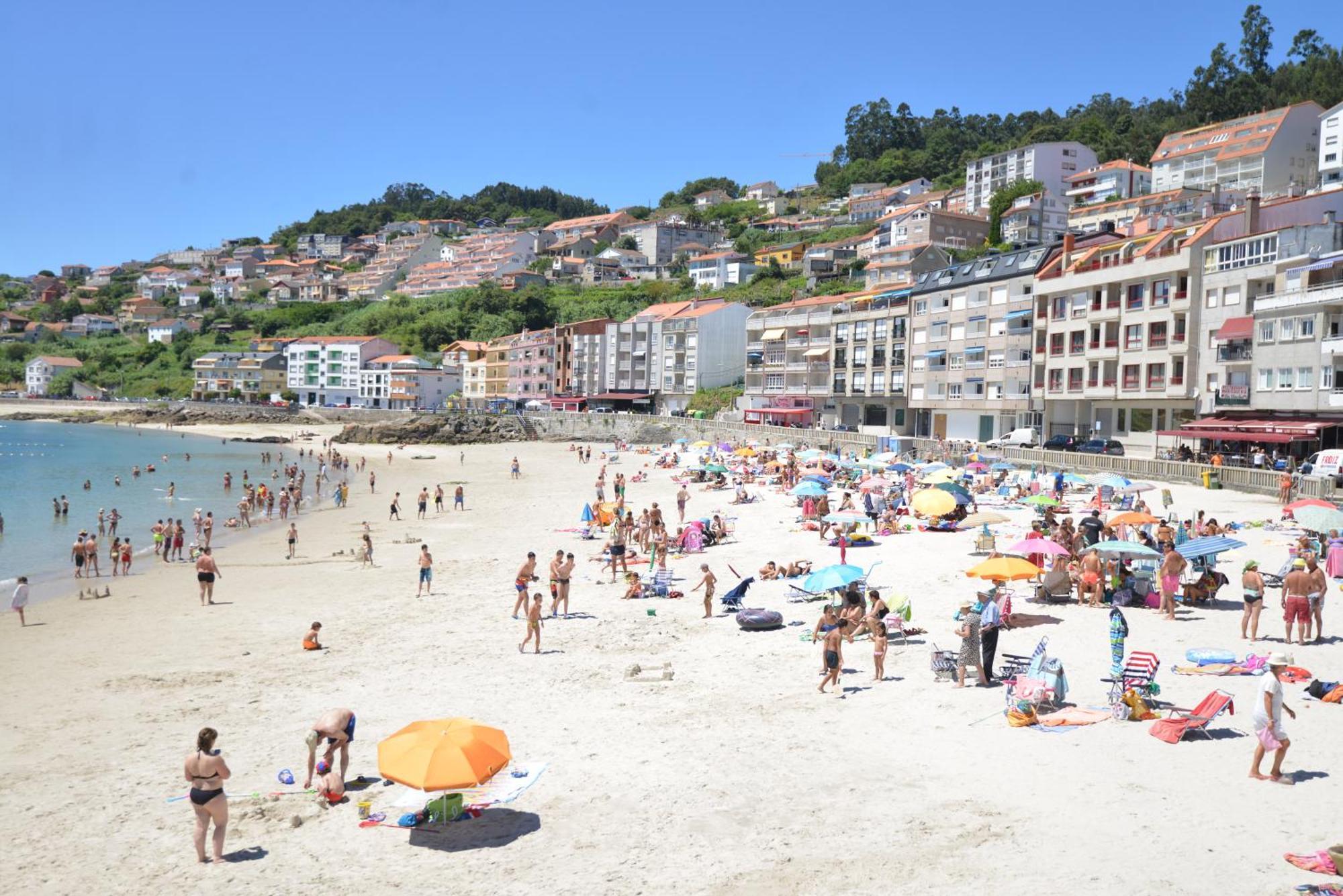 Coqueto Apartamento En Raxo, Sanxenxo Bagian luar foto