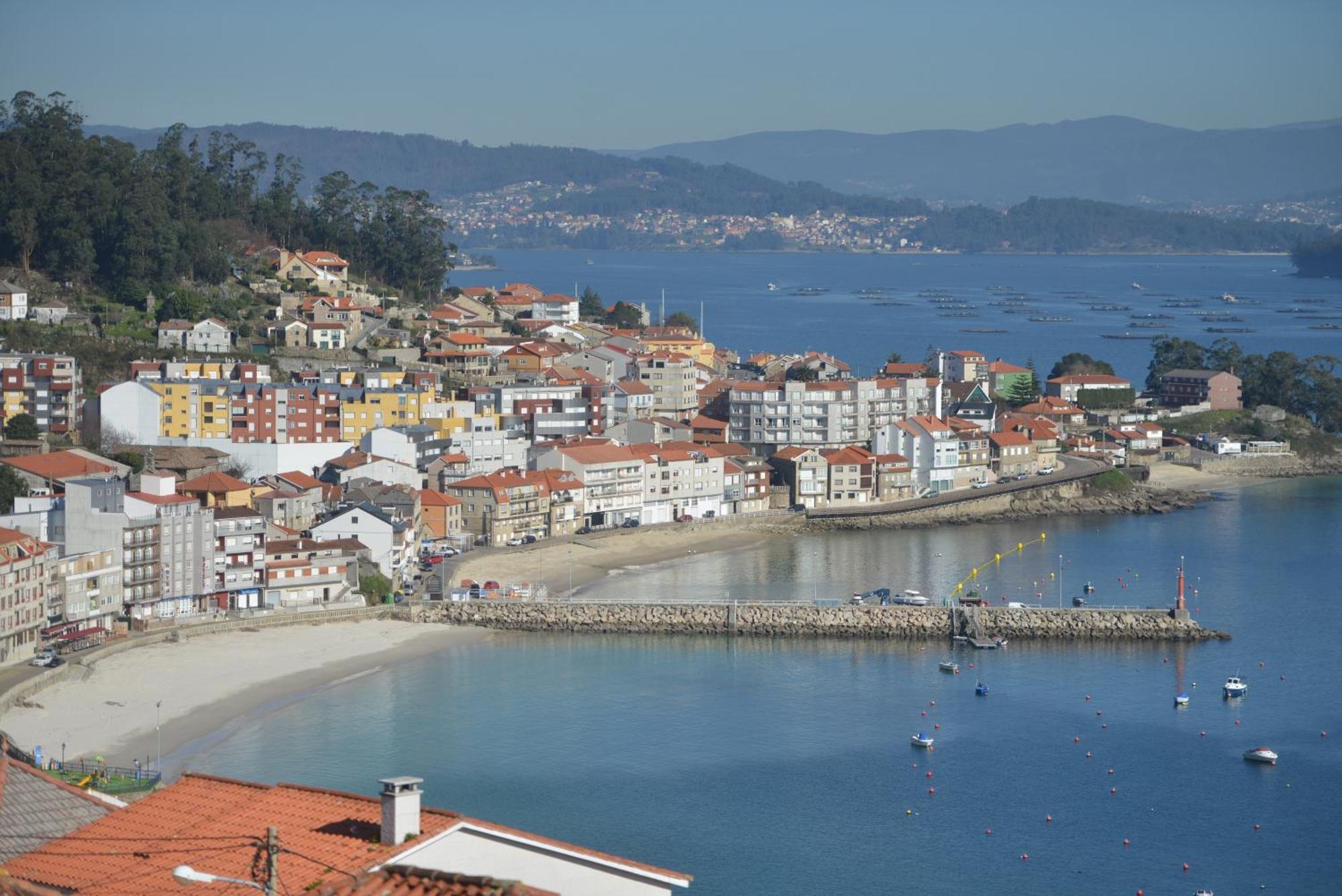 Coqueto Apartamento En Raxo, Sanxenxo Bagian luar foto
