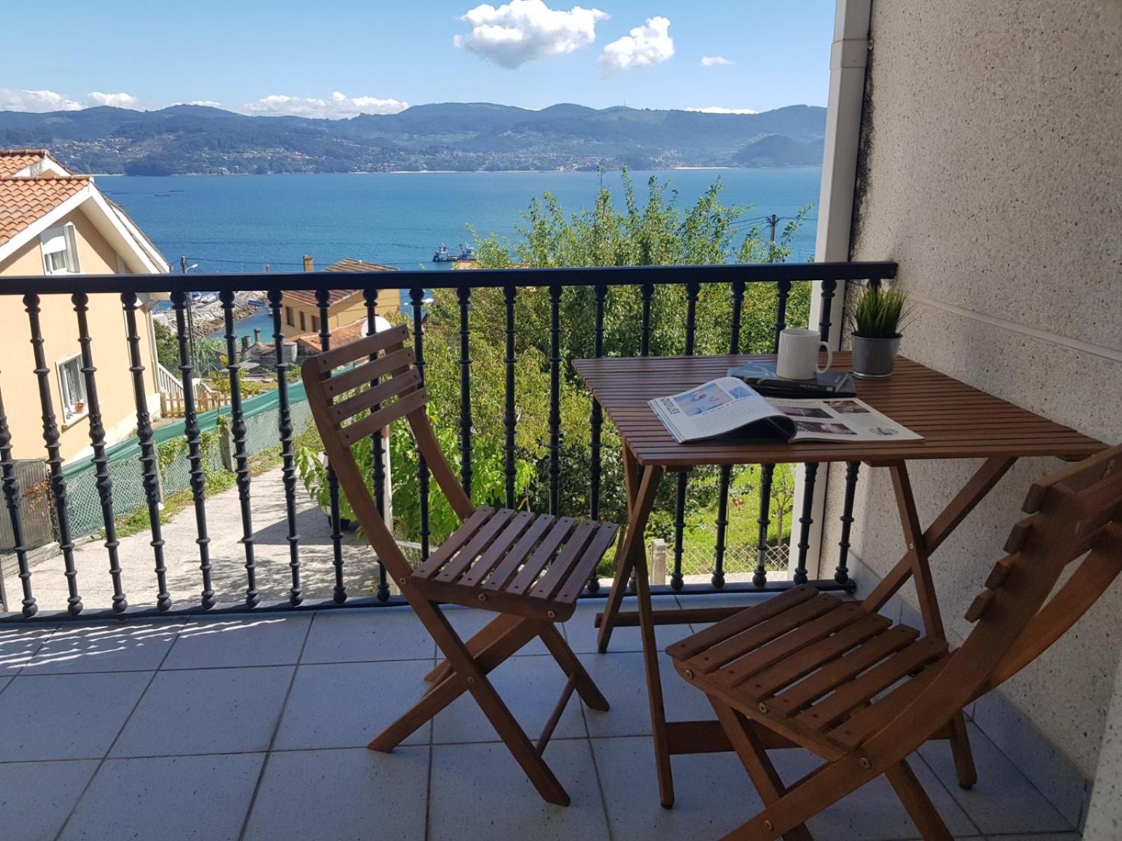 Coqueto Apartamento En Raxo, Sanxenxo Bagian luar foto